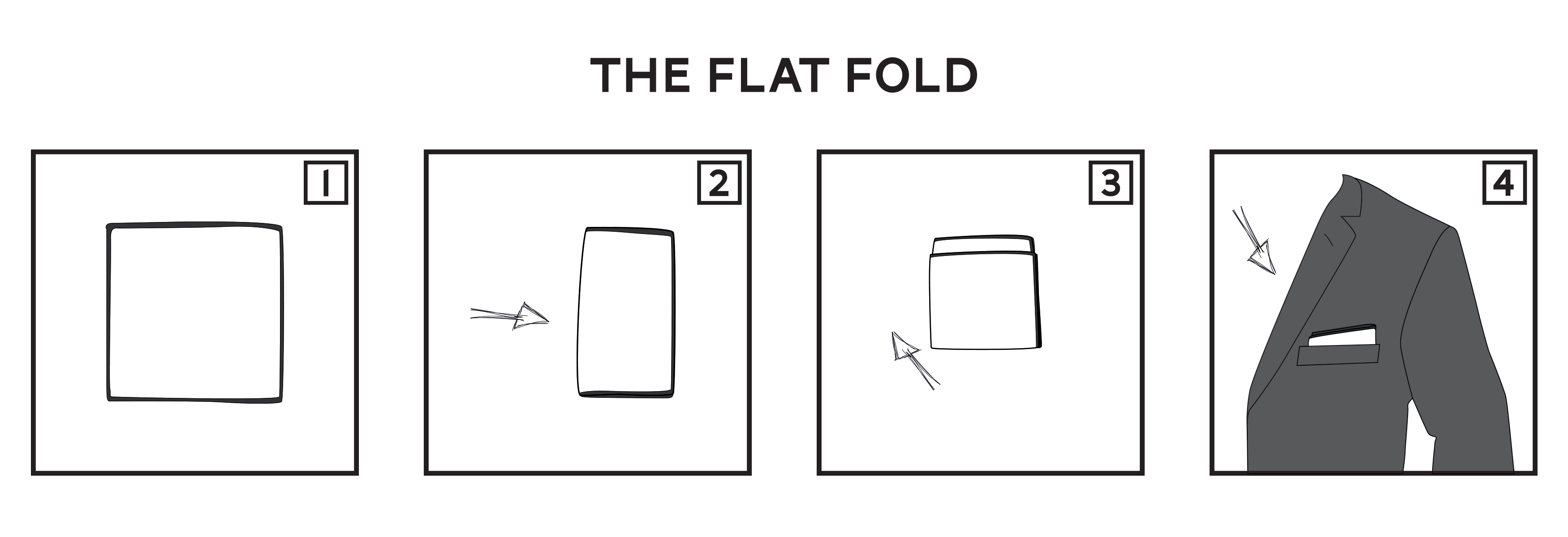 Flat Fold Pocket Square